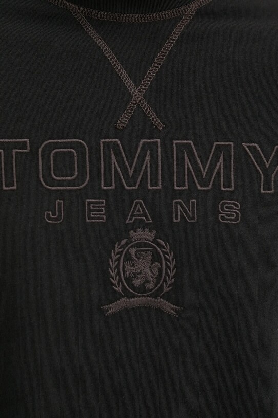 Tommy Jeans tricou din bumbac DM0DM20805 negru