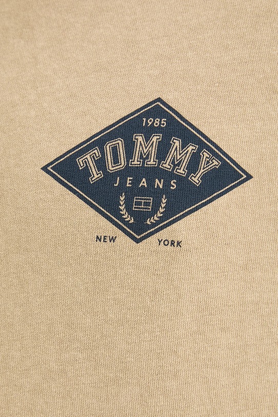 Bavlněné tričko Tommy Jeans DM0DM20806 zelená