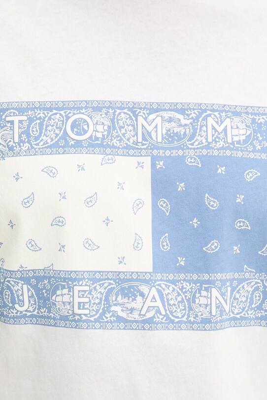 Tommy Jeans t-shirt bawełniany DM0DM20810 biały