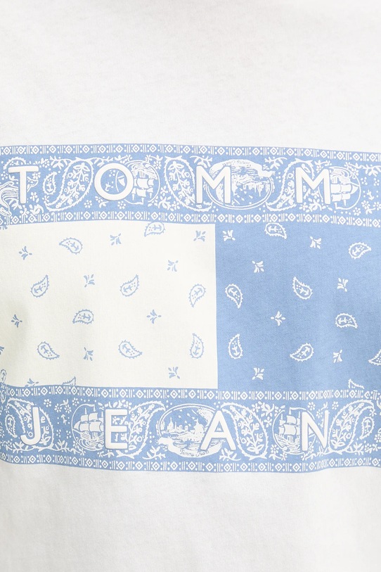 Tommy Jeans tricou din bumbac DM0DM20810 alb