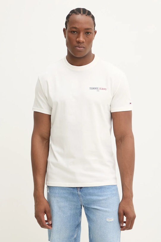 Odjeća Pamučna majica Tommy Jeans DM0DM20815 bež