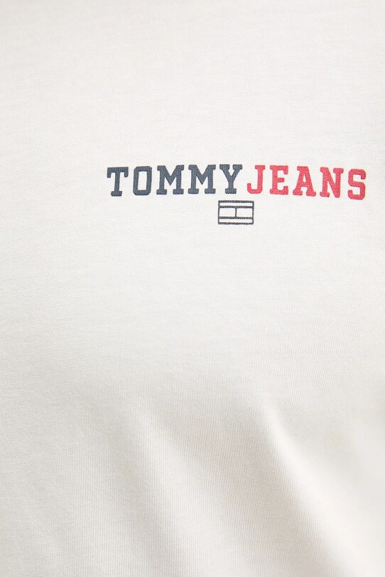Tommy Jeans tricou din bumbac DM0DM20815 bej