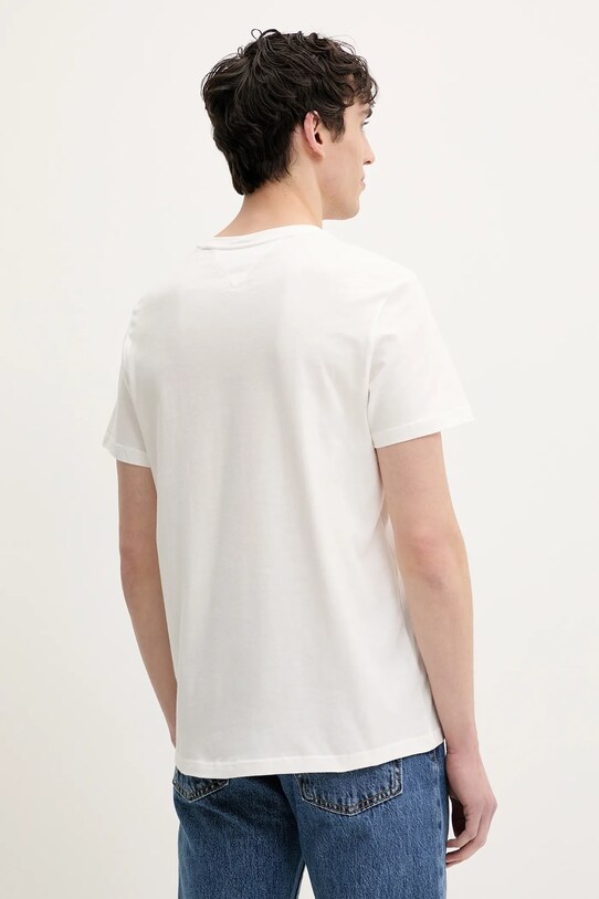 Памучна тениска Tommy Jeans DM0DM21344 черен