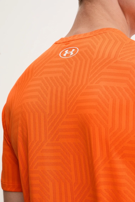 Under Armour t-shirt treningowy UA Tech Geotessa 1382182 pomarańczowy