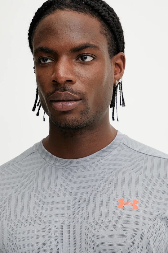 Under Armour t-shirt treningowy UA Tech Geotessa szary 1382182