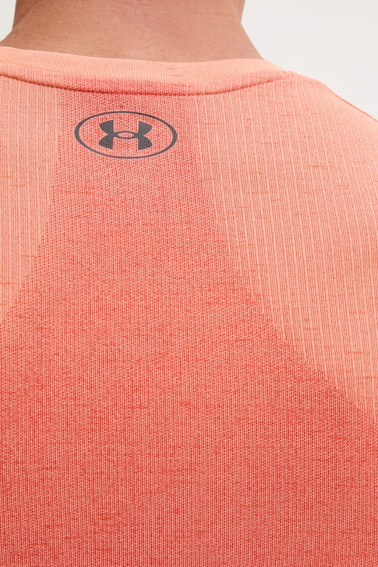 Under Armour t-shirt γυμναστικής ανδρικό Vanish Seamless 1382801 πορτοκαλί