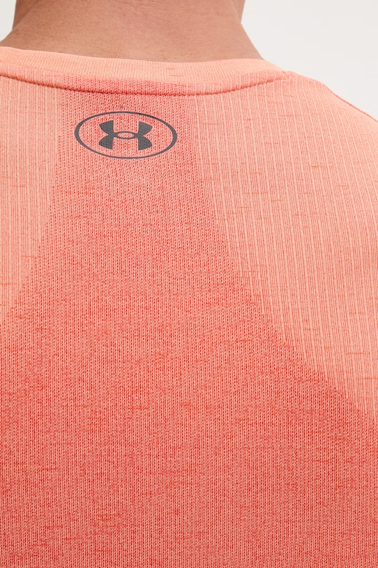 Under Armour t-shirt γυμναστικής ανδρικό Vanish Seamless 1382801 πορτοκαλί