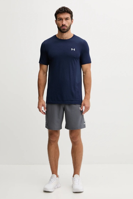 Kratka majica za vadbo Under Armour Vanish Seamless 1382801 mornarsko modra AW25