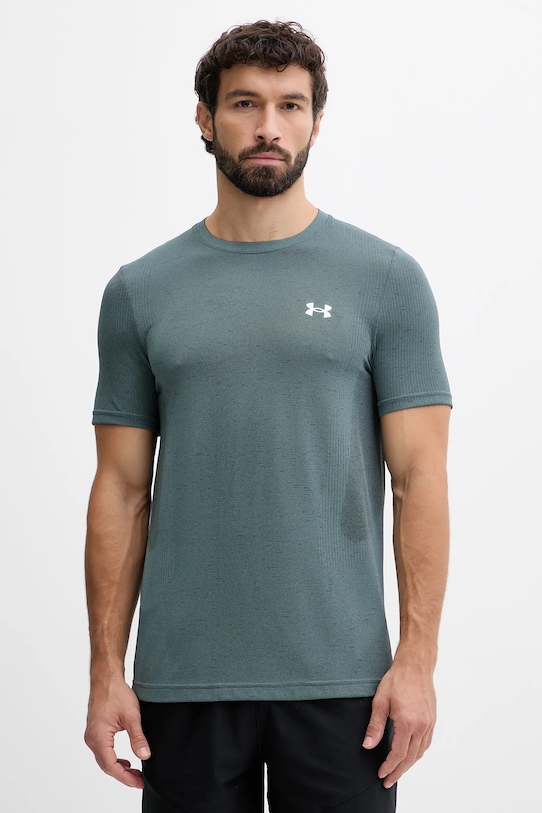 Under Armour t-shirt treningowy Vanish Seamless regular turkusowy 1382801