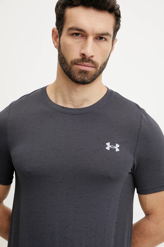 Тениска за трениране Under Armour Vanish Seamless 1382801 сив SS25