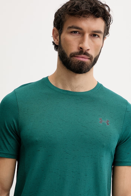Odzież Under Armour T-shirt treningowy męski Vanish Seamless 1382801 zielony