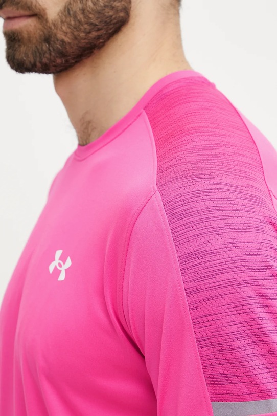 Under Armour t-shirt treningowy Tech Utility 1385976 różowy