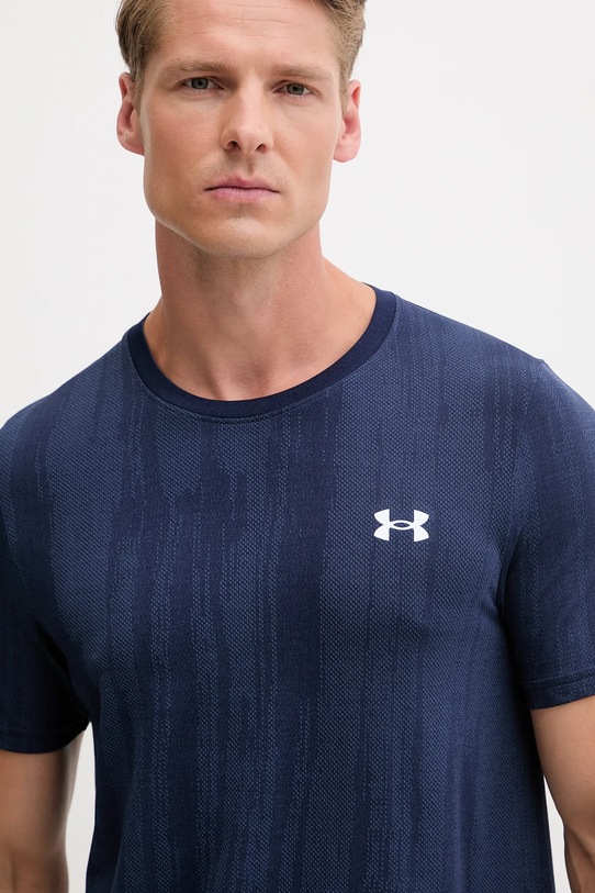 Under Armour t-shirt treningowy Vanish Seamless granatowy 1388129