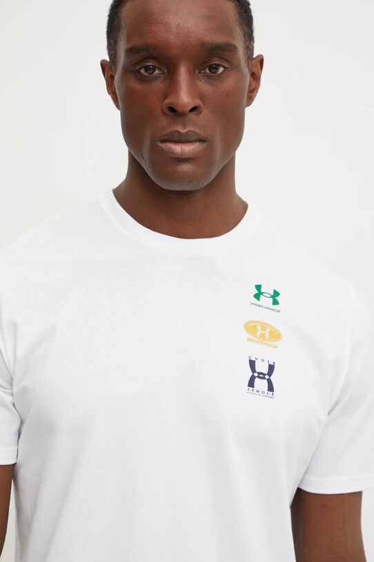 Under Armour tricou de antrenament alb 1390165