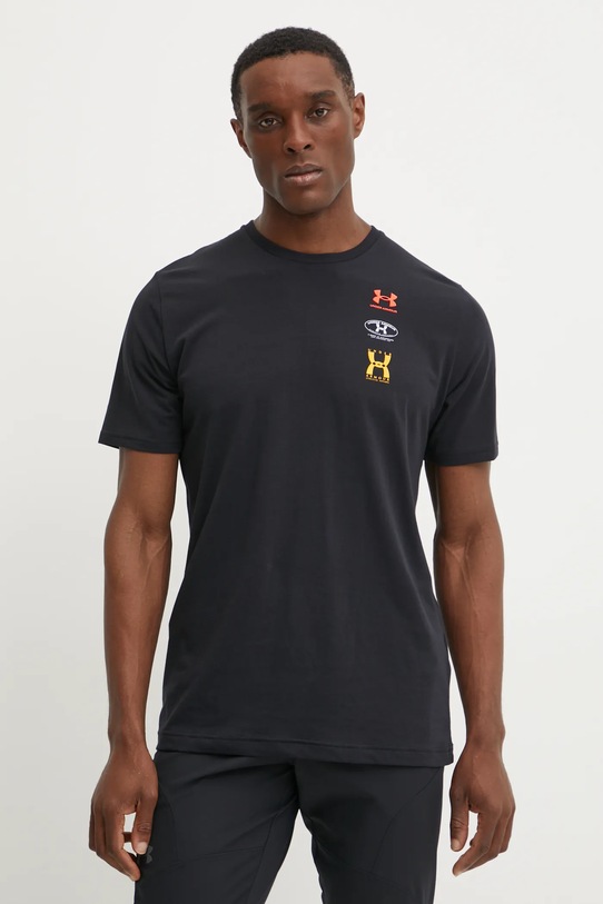 Ρούχα Μπλουζάκι προπόνησης Under Armour 1390165 μαύρο