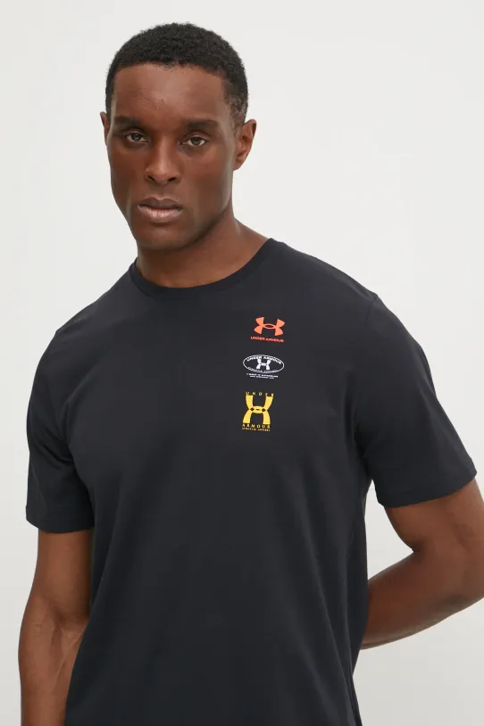 Under Armour t-shirt treningowy czarny 1390165