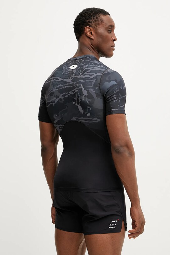 Under Armour t-shirt treningowy 1383321 czarny SS25