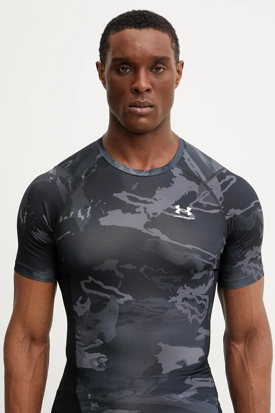 Odzież Under Armour t-shirt treningowy 1383321 czarny
