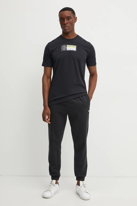 Under Armour tricou 1390187 negru SS25