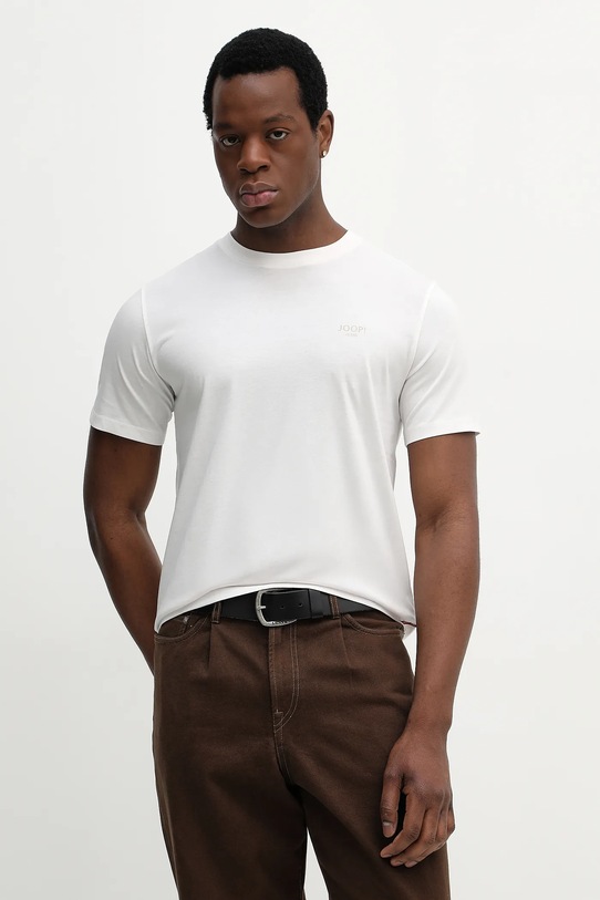 Joop! t-shirt bawełniany beżowy 30045926