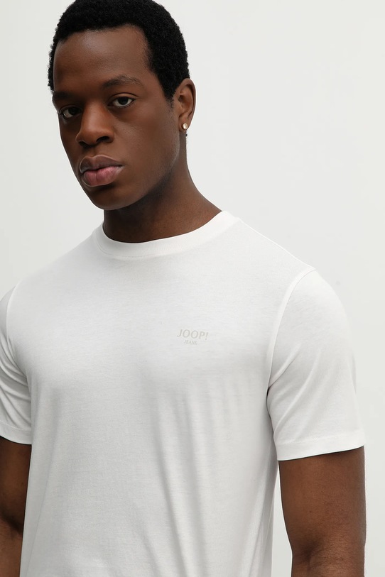 Joop! t-shirt bawełniany beżowy 30045926