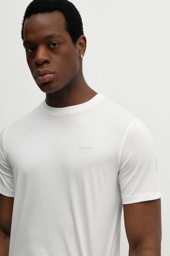 Joop! t-shirt bawełniany beżowy 30045926