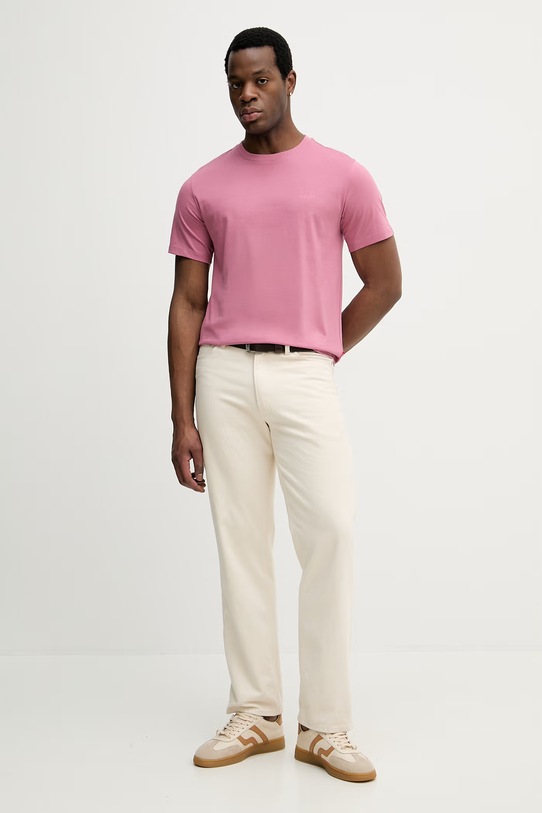 Bombažna kratka majica Joop! 30045926 roza SS26