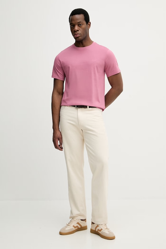 Bombažna kratka majica Joop! 30045926 roza SS26