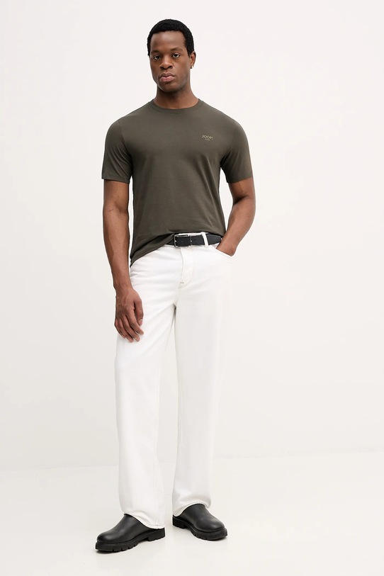 Joop! t-shirt bawełniany 30045926 zielony AW25