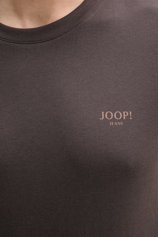 Joop! t-shirt bawełniany 30045926 brązowy
