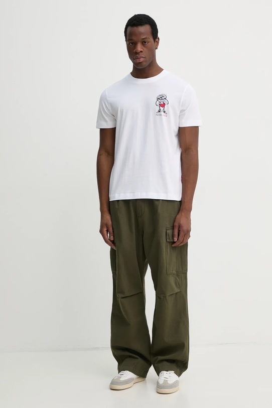 Bavlněné tričko Joop! 30045691 bílá SS25