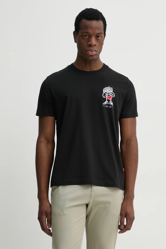 Bombažna kratka majica Joop! črna 30045691