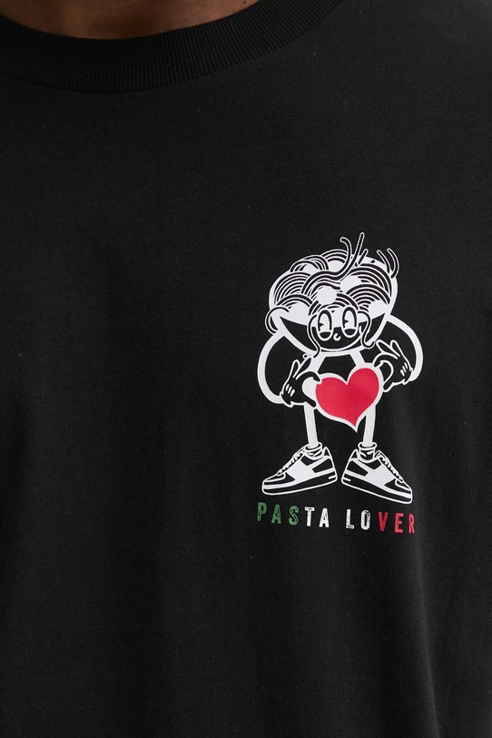 Bombažna kratka majica Joop! 30045691 črna