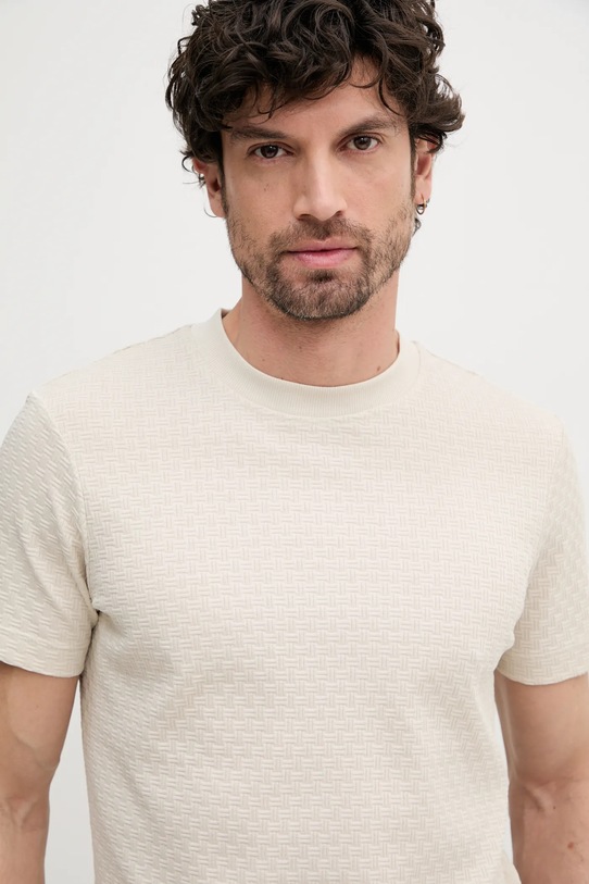 Joop! tricou din bumbac bej 30044672