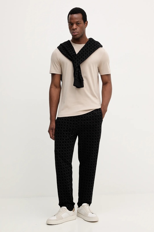 Joop! tricou din bumbac 30045539 bej AW25