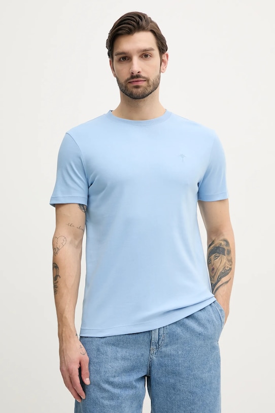 Joop! tricou din bumbac uni albastru 30045539