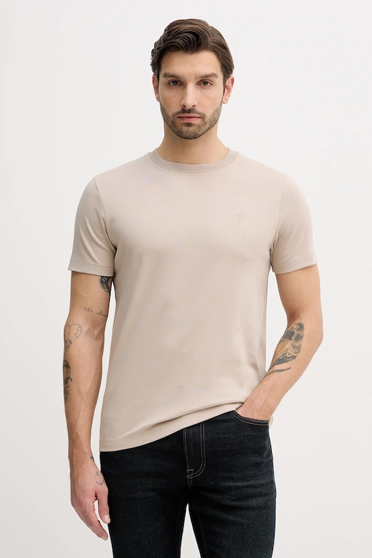 Joop! t-shirt bawełniany beżowy 30045539