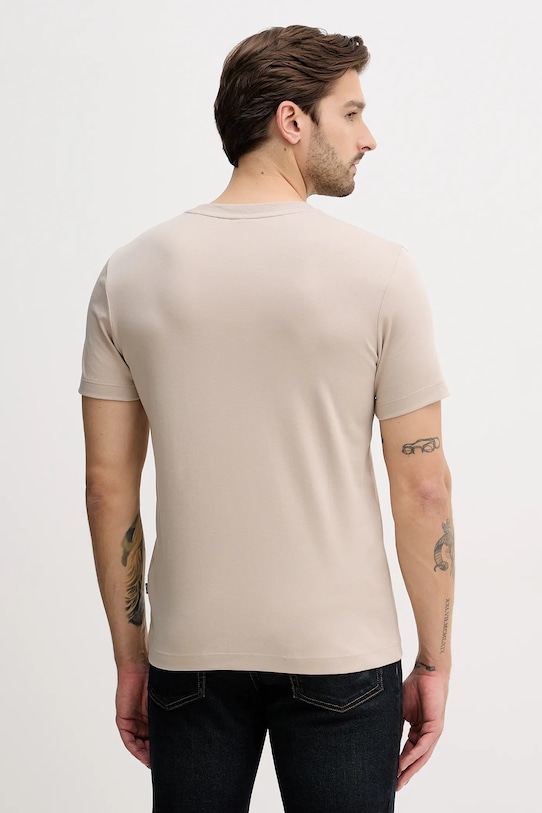 Odzież Joop! t-shirt bawełniany 30045539 beżowy