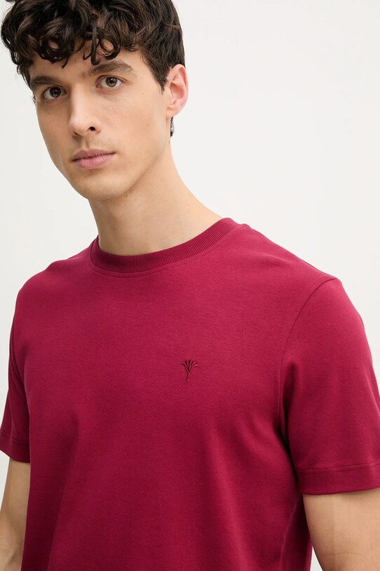 Joop! tricou din bumbac burgundia 30045539