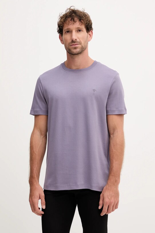 Joop! t-shirt bawełniany bawełna fioletowy 30045539