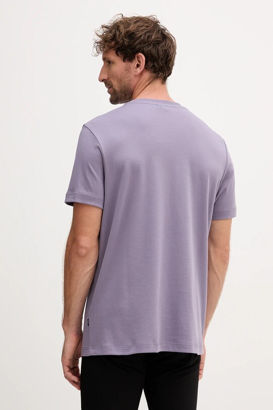 Joop! t-shirt bawełniany 30045539 fioletowy SS25
