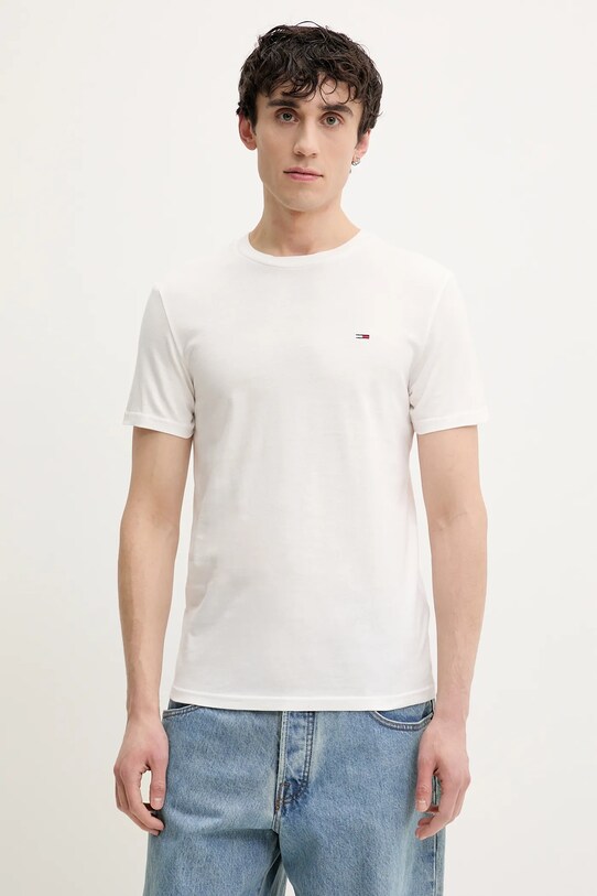 Tommy Jeans tricou din bumbac 2-pack DM0DM20687 violet SS25