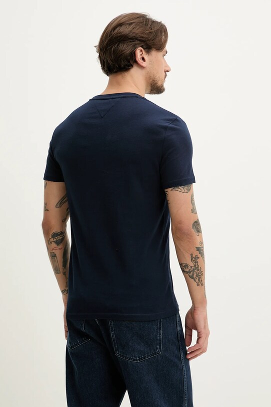 Îmbrăcăminte Tommy Jeans tricou din bumbac 2-pack DM0DM20687 bleumarin