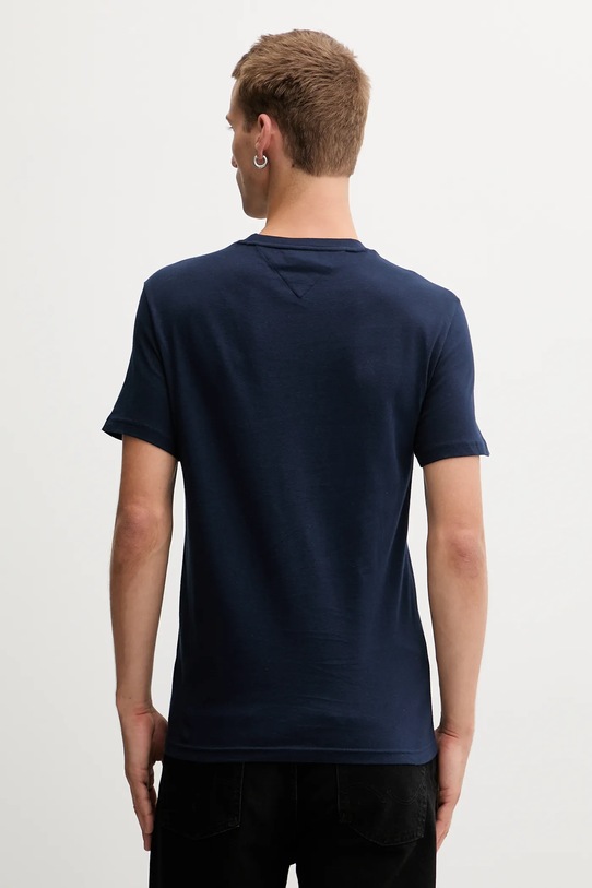 Βαμβακερό μπλουζάκι Tommy Jeans 2-pack DM0DM20687 σκούρο μπλε