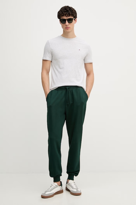Tommy Jeans basic tričko pánske bavlnené 2-balenie DM0DM20687 zelená SS26