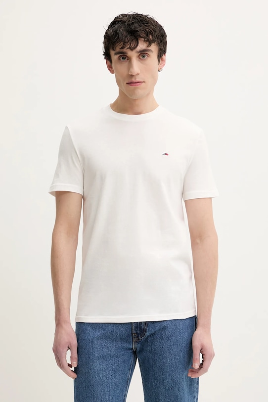 Tommy Jeans tricou din bumbac 2-pack DM0DM20687 verde SS25