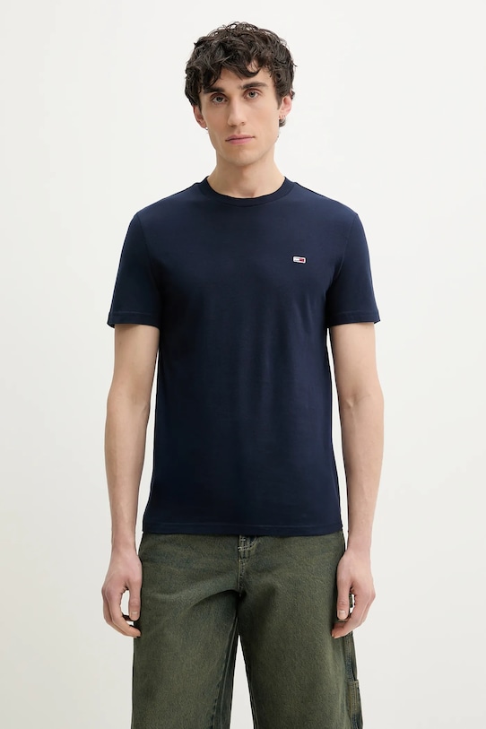 Tommy Jeans tricou din bumbac 2-pack DM0DM20687 negru SS25