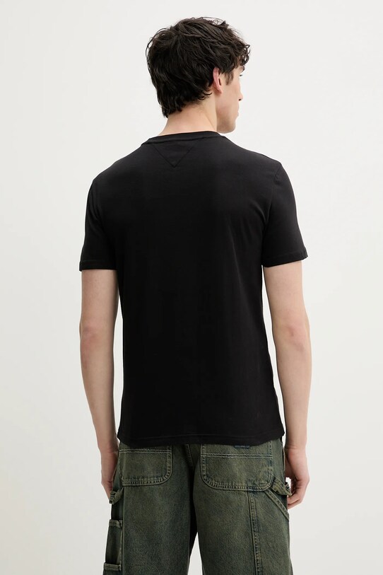 Îmbrăcăminte Tommy Jeans tricou din bumbac 2-pack DM0DM20687 negru