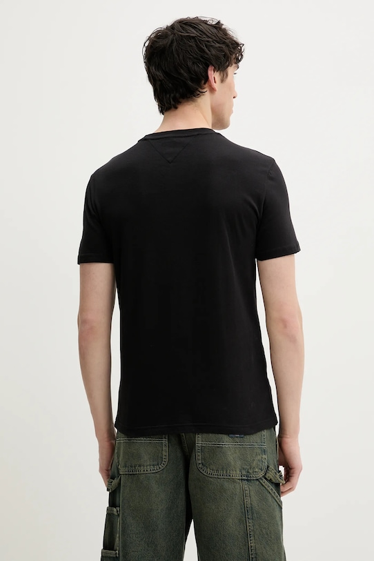 Îmbrăcăminte Tommy Jeans tricou din bumbac 2-pack DM0DM20687 negru