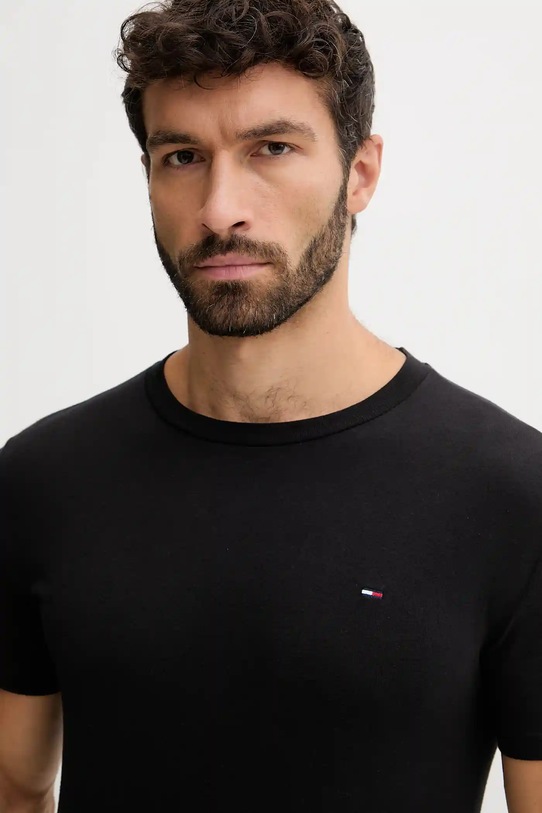 Oblečenie Bavlnené tričko Tommy Jeans 2-pak DM0DM20687 čierna